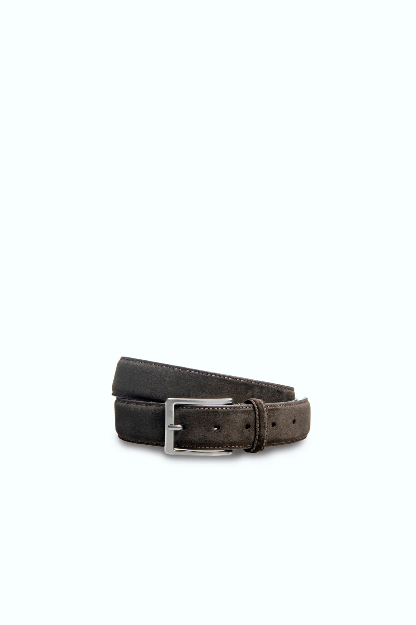 Officine Napoli Donkerbruin Suède Riem
