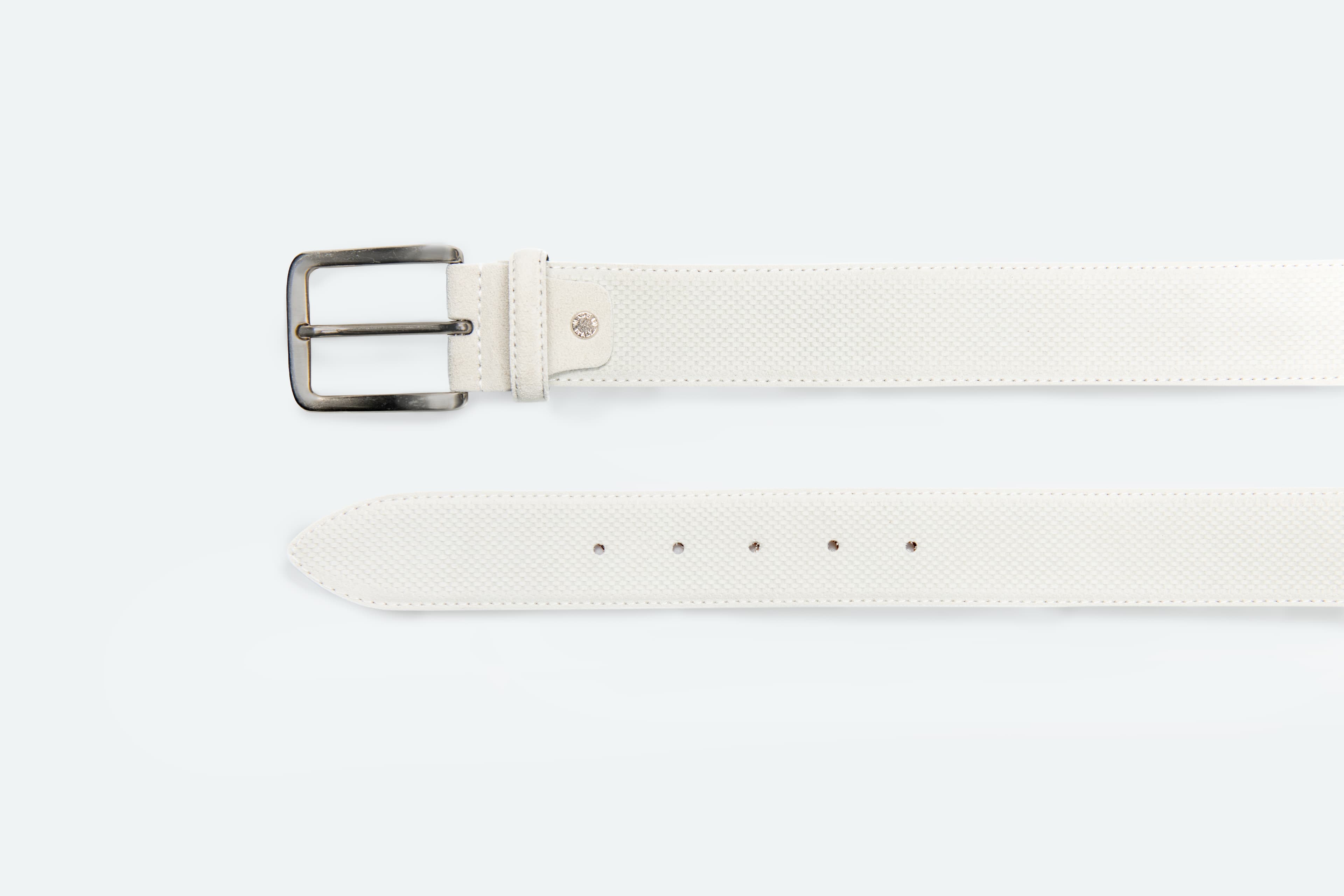 Officine Napoli bianco suede riem