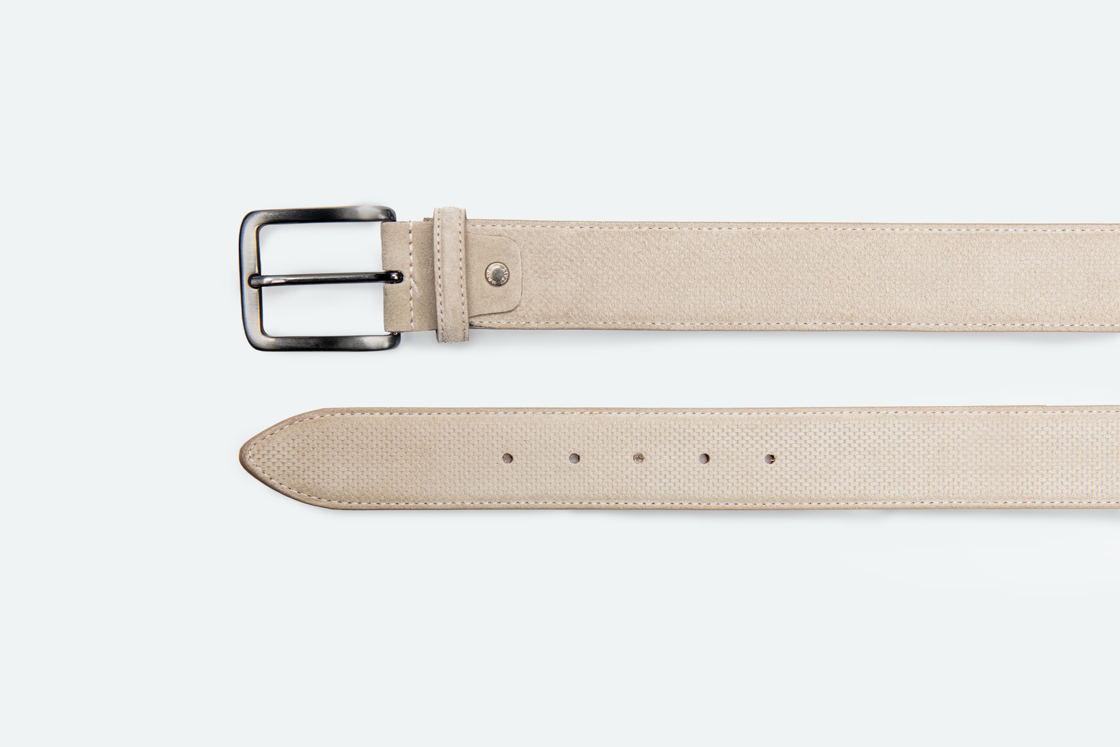 Officine Napoli Hazelnut Suede Belt