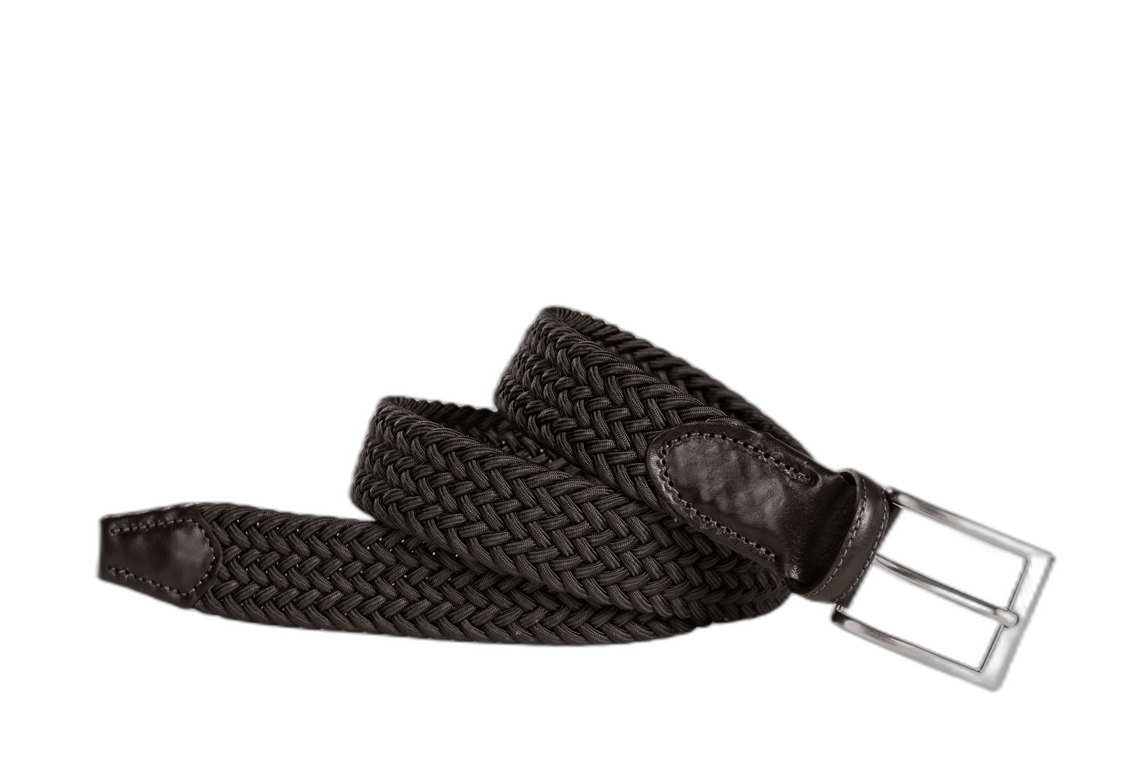 Officine Napoli Green Braided Fabric Belt