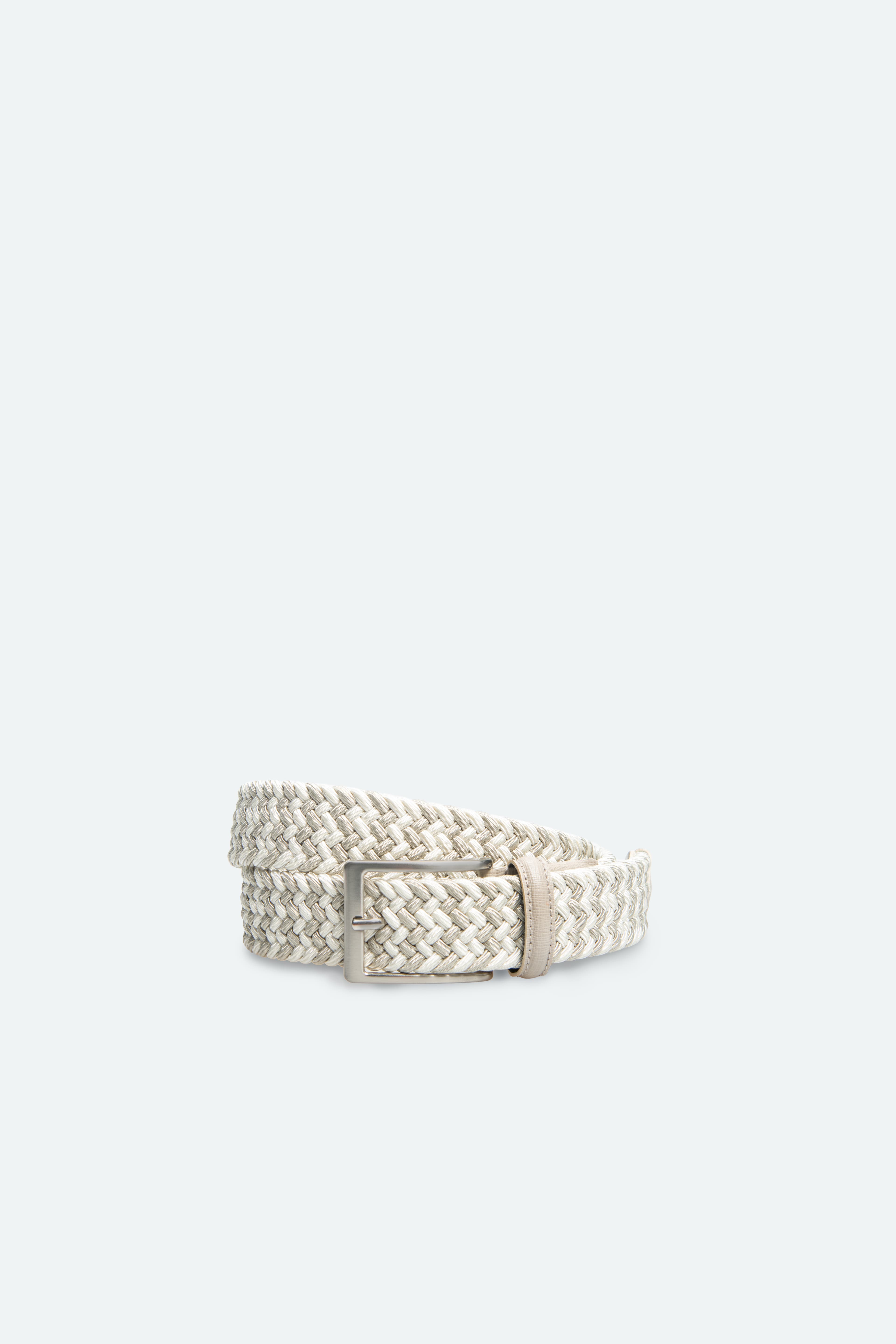 Officine Napoli Beige/Offwhite Multicolor Stretch Riem