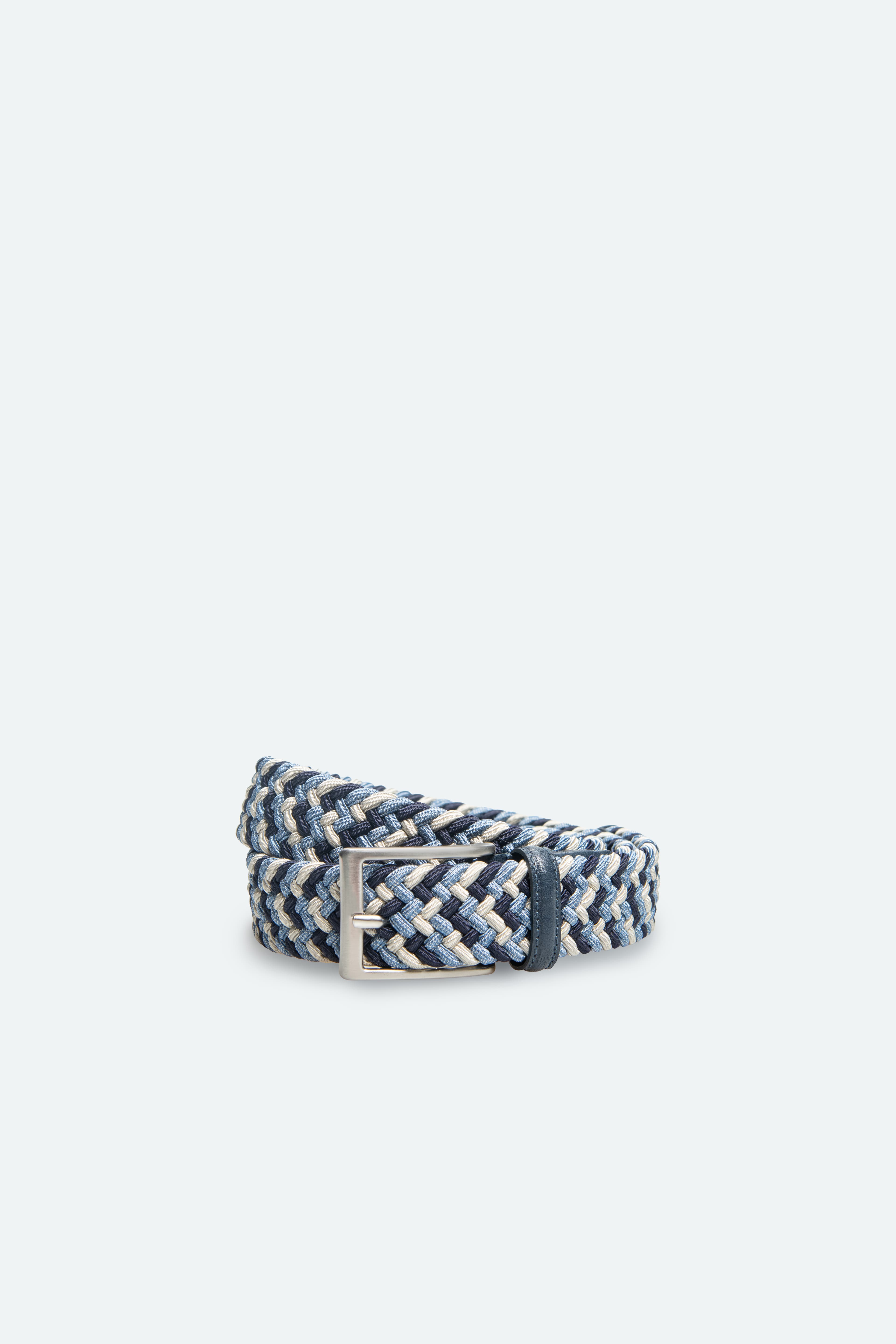 Officine Napoli Jeans/Lichtblauw Multicolor Stretch Riem