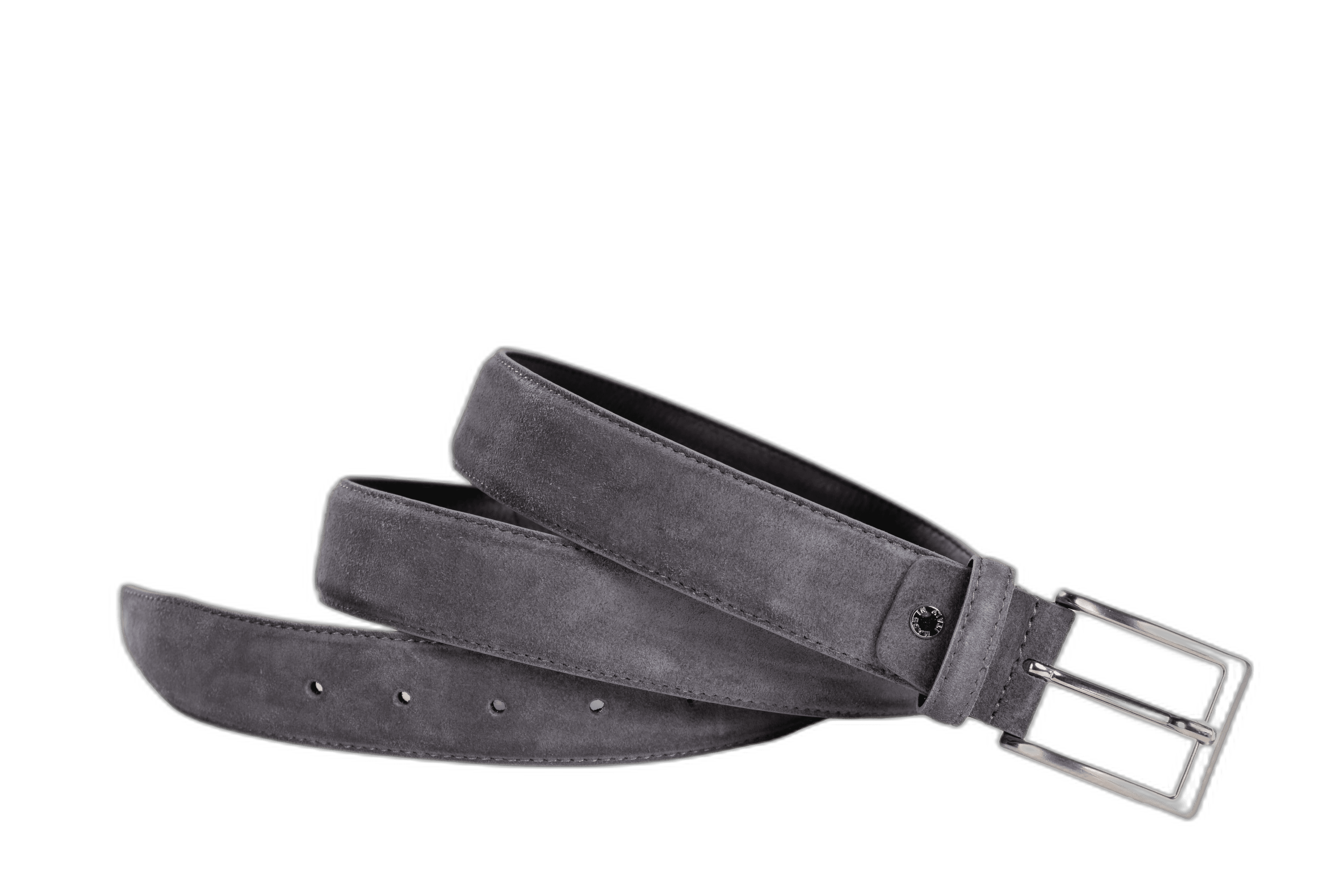 Officine Napoli Gris Ceinture en Daim