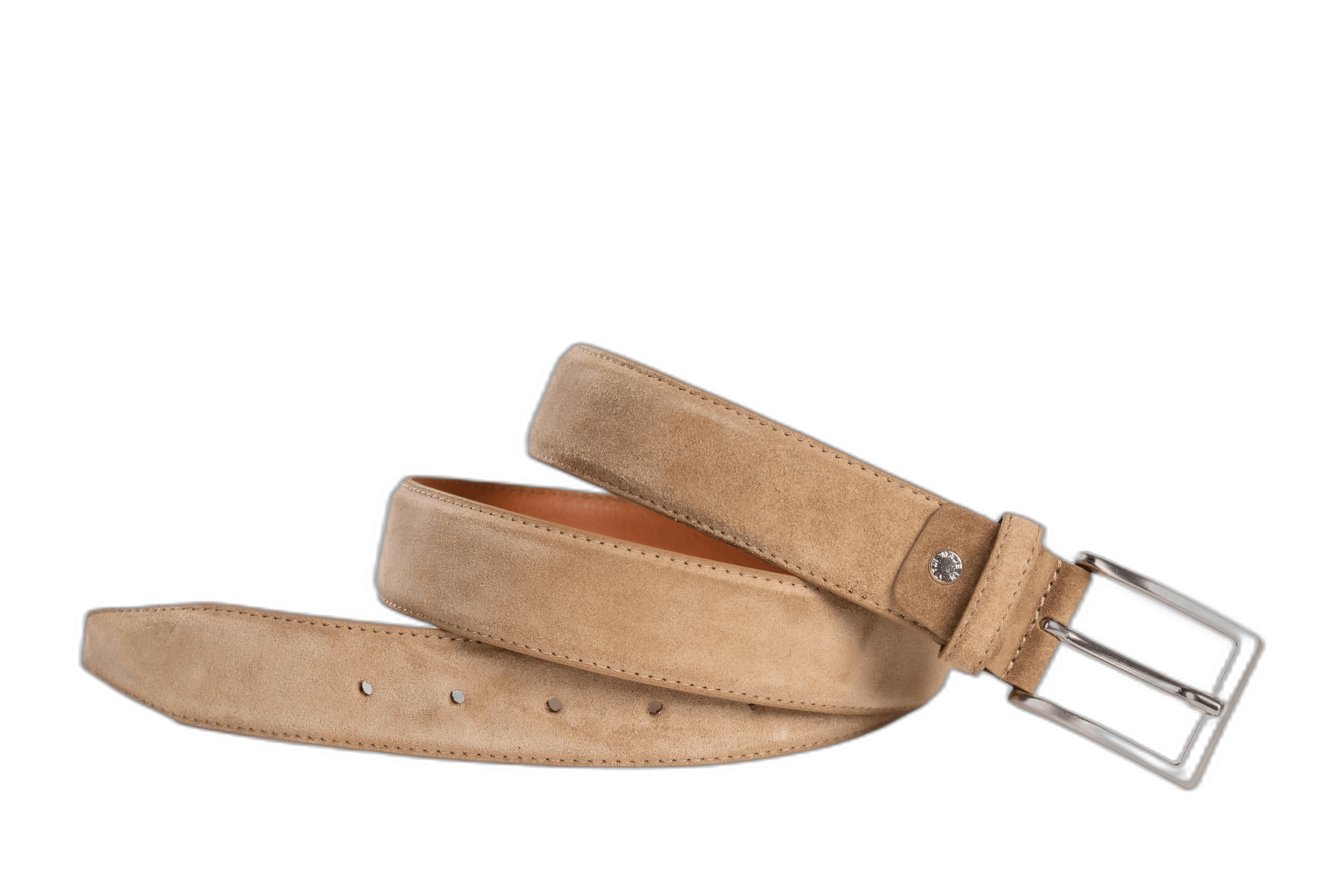 Officine Napoli Sand Suede Belt
