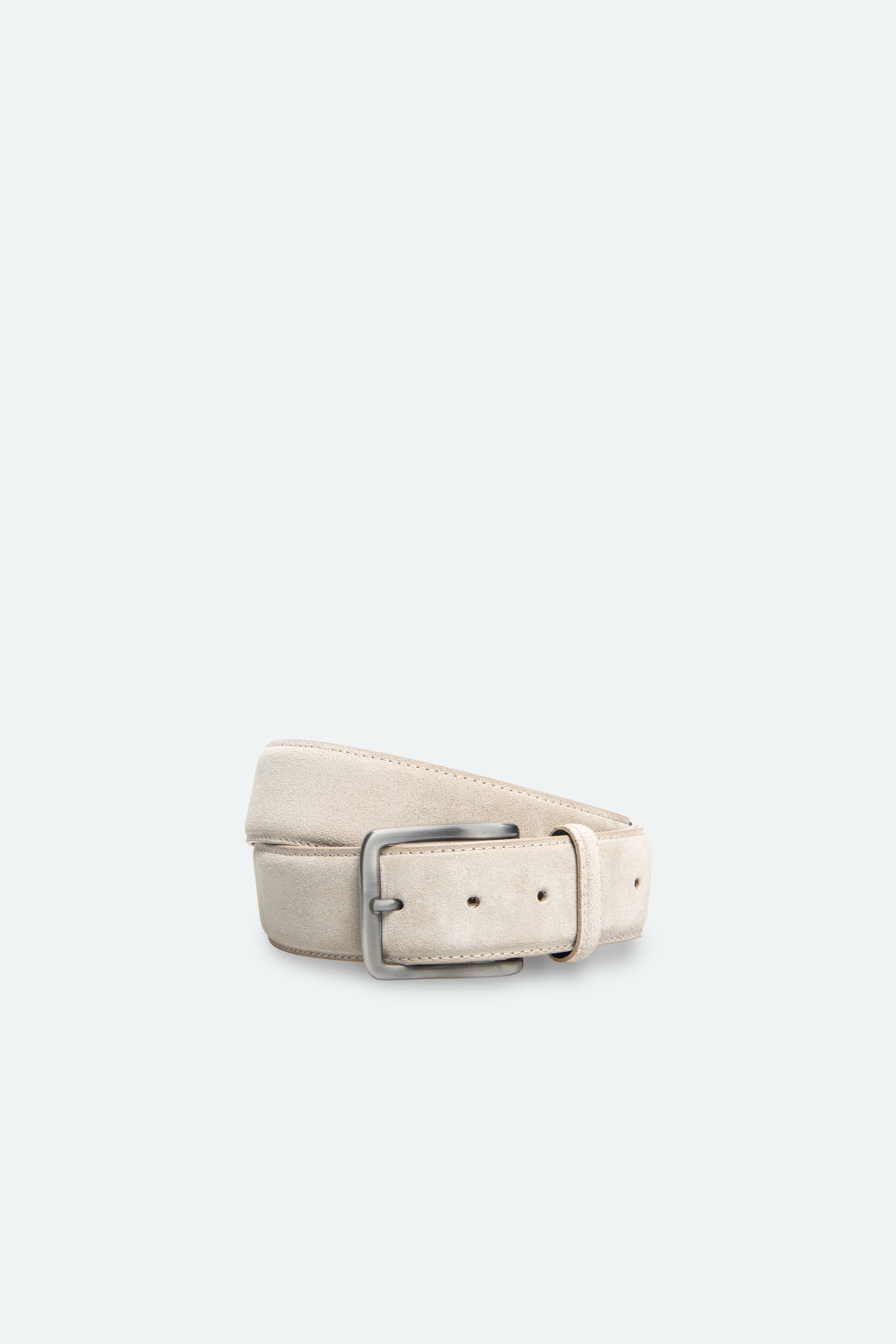 Officine Napoli Hazelnut Suede Belt