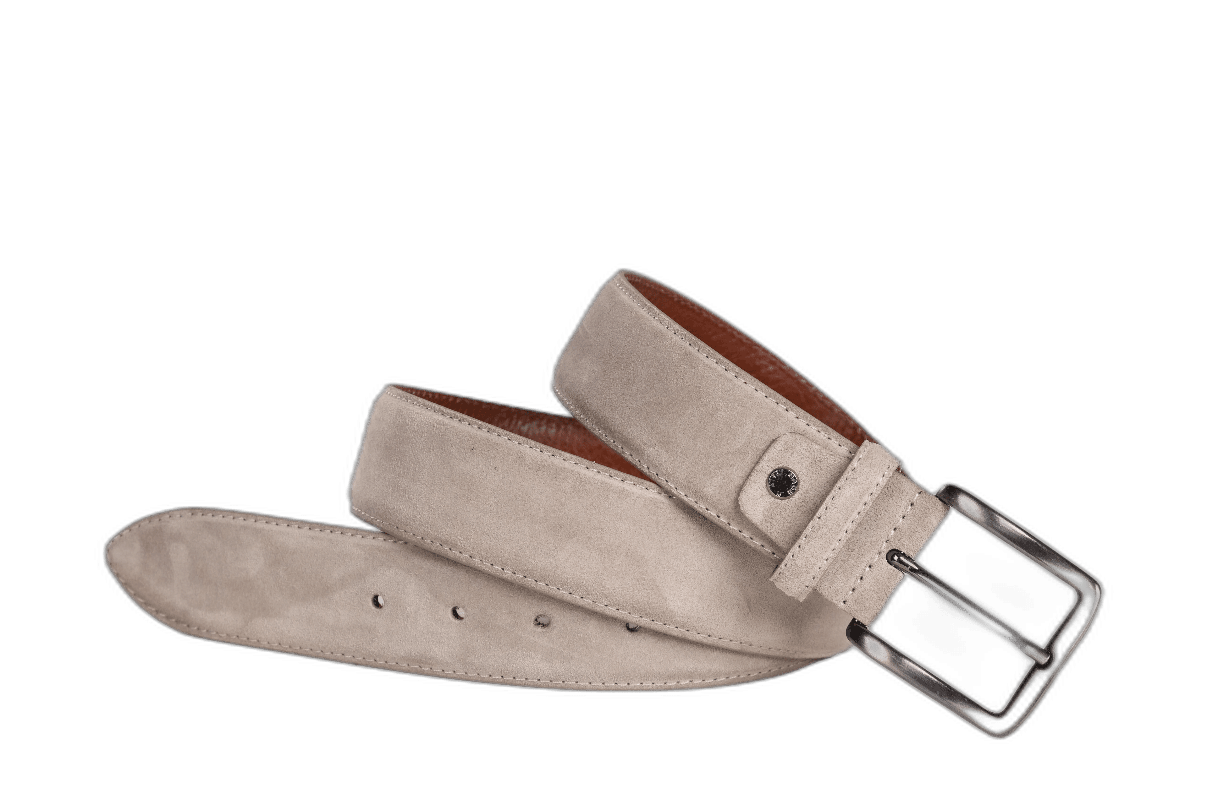 Officine Napoli Hazelnut Suede Belt