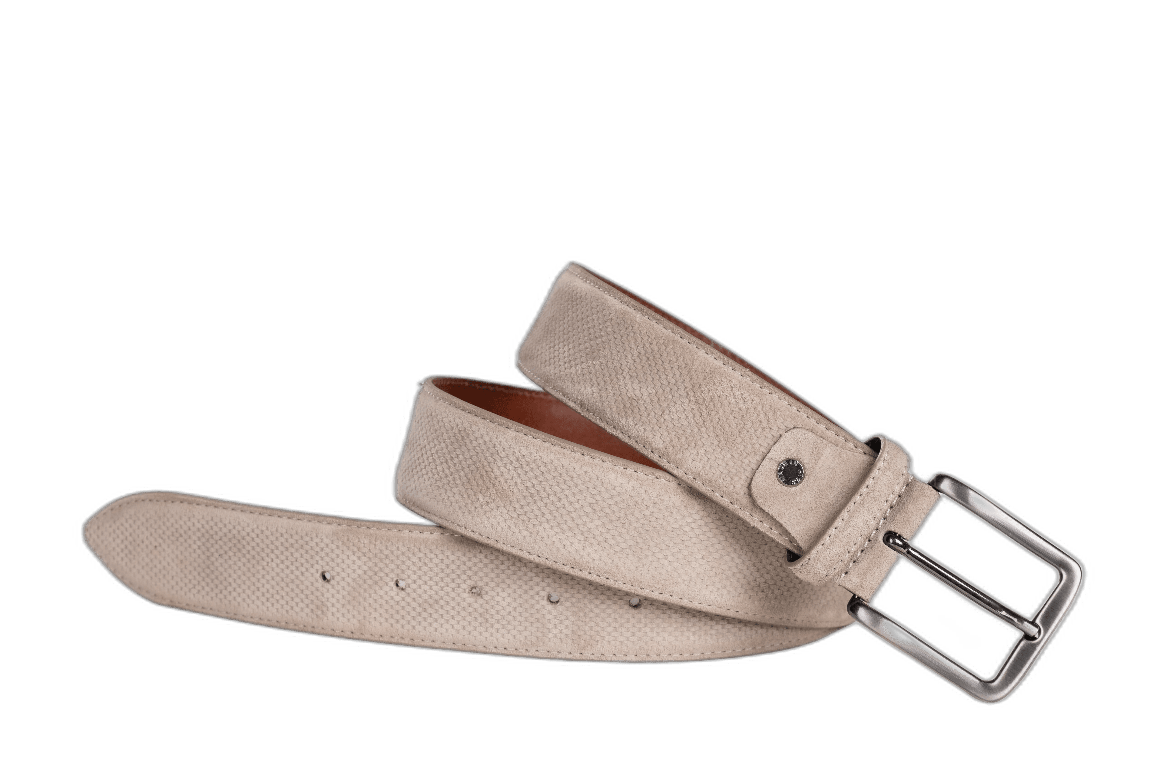 Officine Napoli Hazelnut Suede Belt